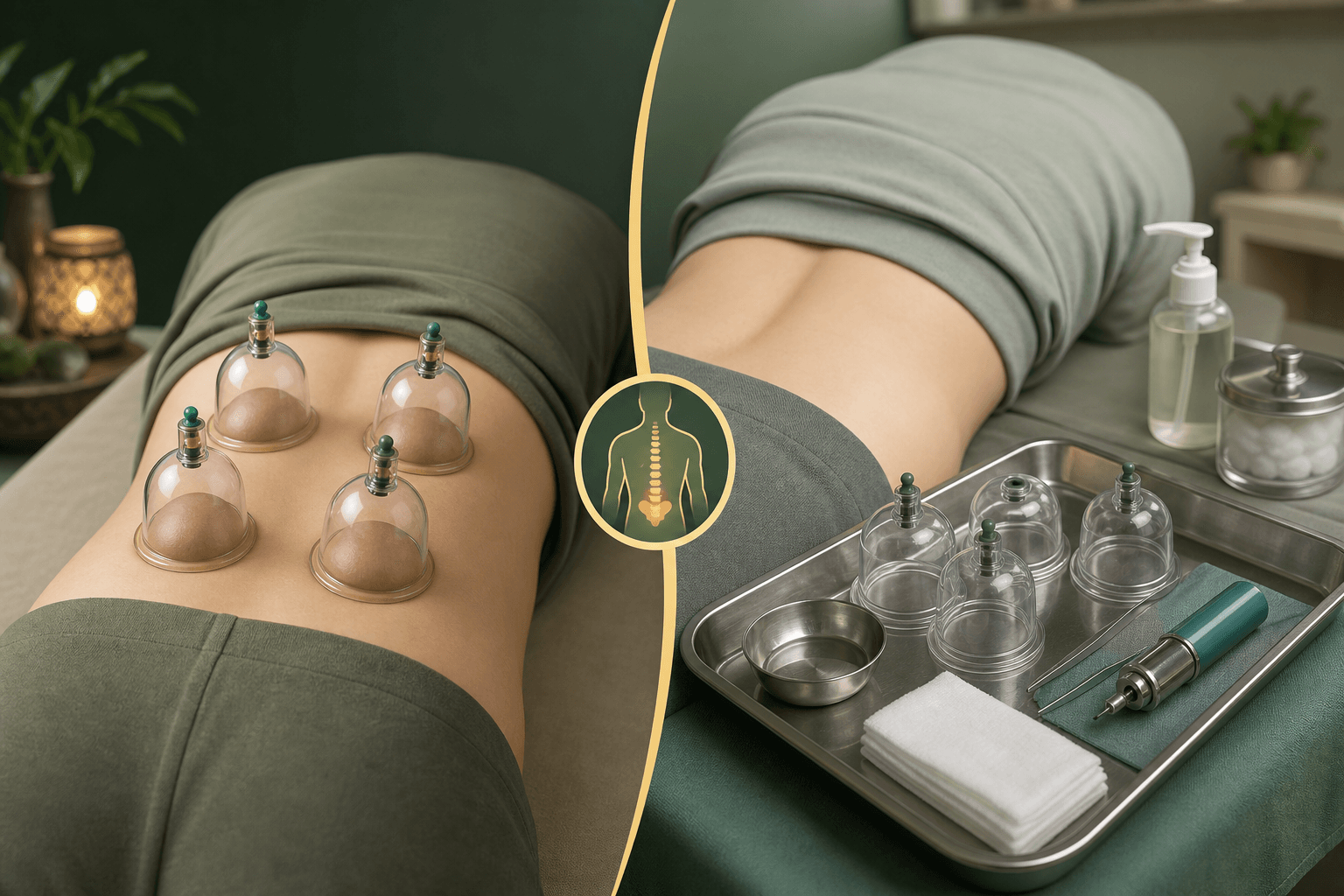 কোমর ব্যথার জন্য Dry ও Wet Cupping সরঞ্জামের তুলনা